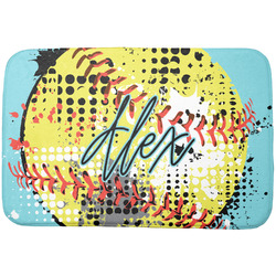 Softball Dish Drying Mat (Personalized)