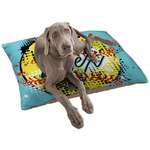 Softball Dog Bed - Large w/ Name or Text