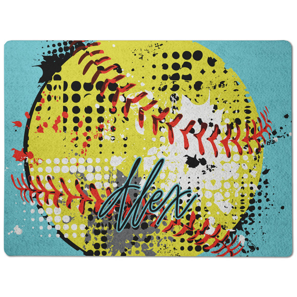 Softball Dog Food Mat - Medium without bowls