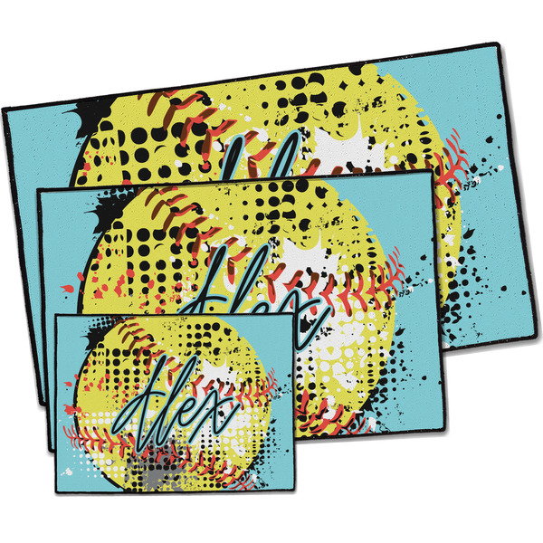 Softball Door Mats - PARENT MAIN