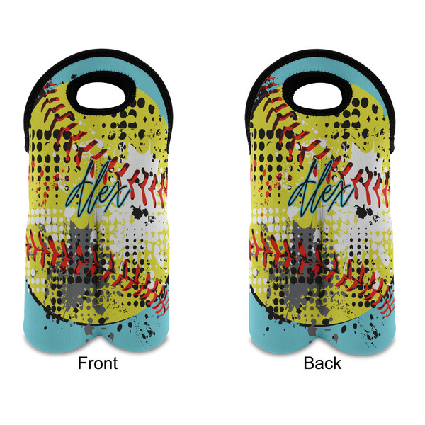 Softball Double Wine Tote - APPROVAL (new)