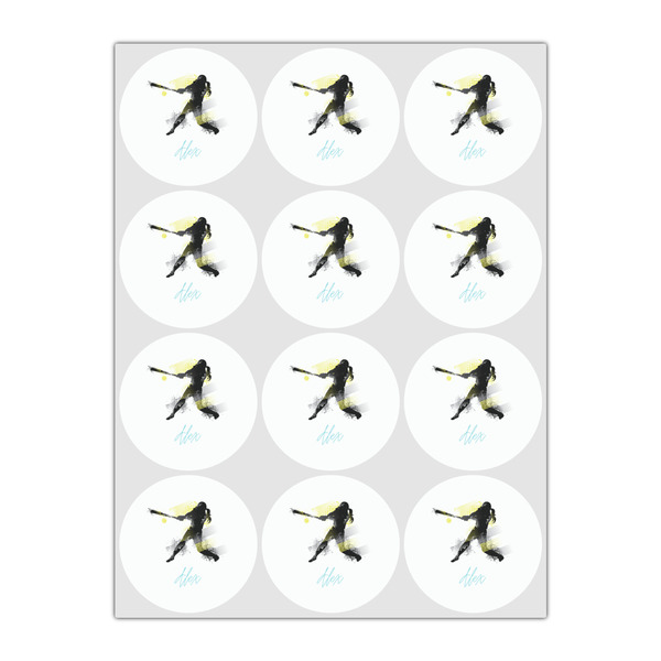 Softball Drink Topper - Small - Set of 12