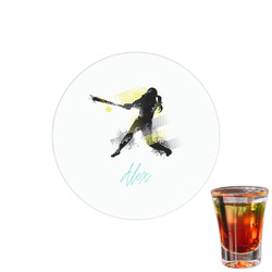 Softball Printed Drink Topper - 1.5" (Personalized)