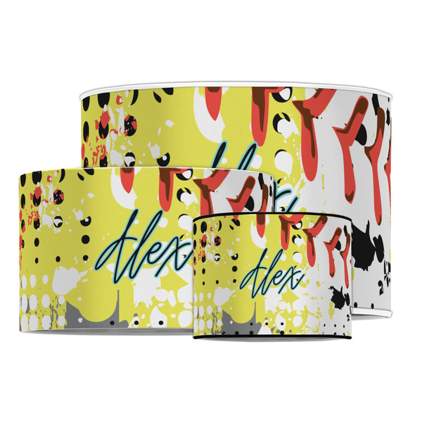 Softball Drum Lampshades - MAIN