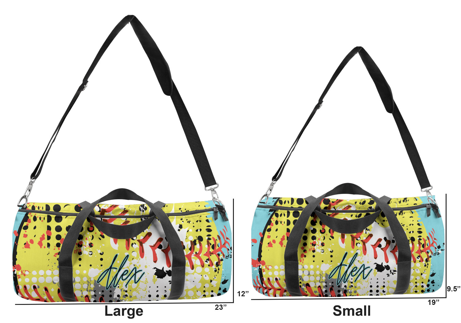 personalized softball bags