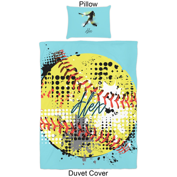 Softball Duvet Cover Set - Twin - Approval