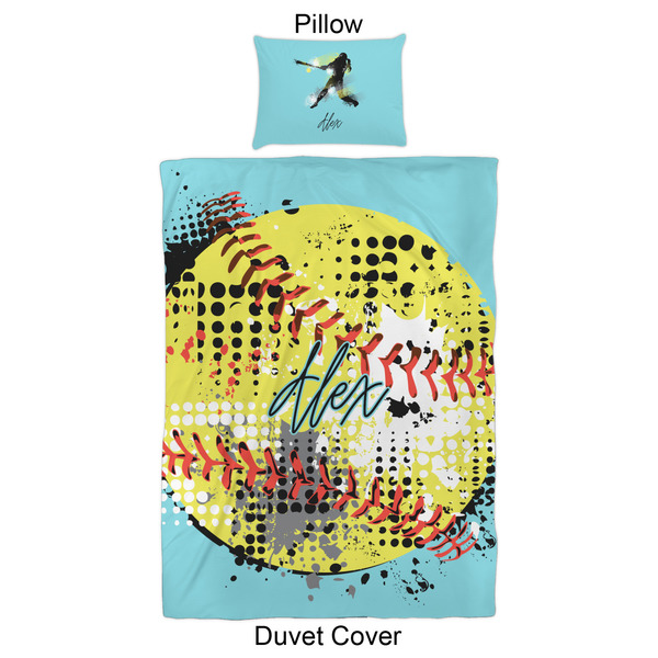 Softball Duvet Cover Set - Twin XL - Approval