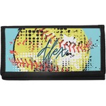 Softball Canvas Checkbook Cover (Personalized)