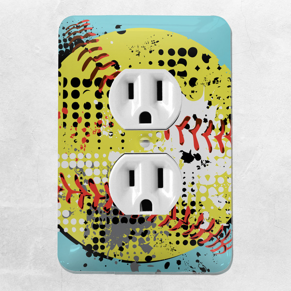Softball Electric Outlet Plate - LIFESTYLE