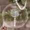 Softball Engraved Glass Ornaments - Round-Main Parent