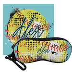 Softball Eyeglass Case & Cloth (Personalized)