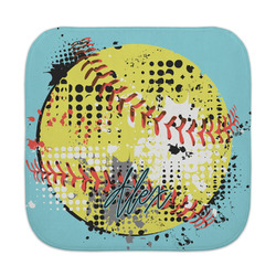 Softball Face Towel (Personalized)