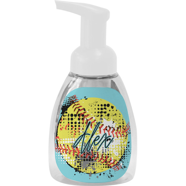 Custom Softball Foam Soap Bottle (Personalized)