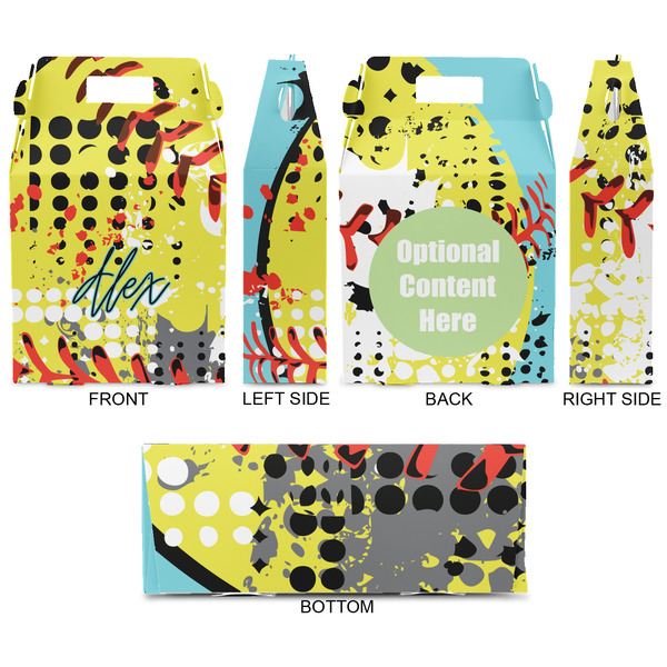 Softball Gable Favor Box - Approval