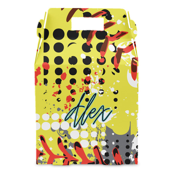 Softball Gable Favor Box - Front