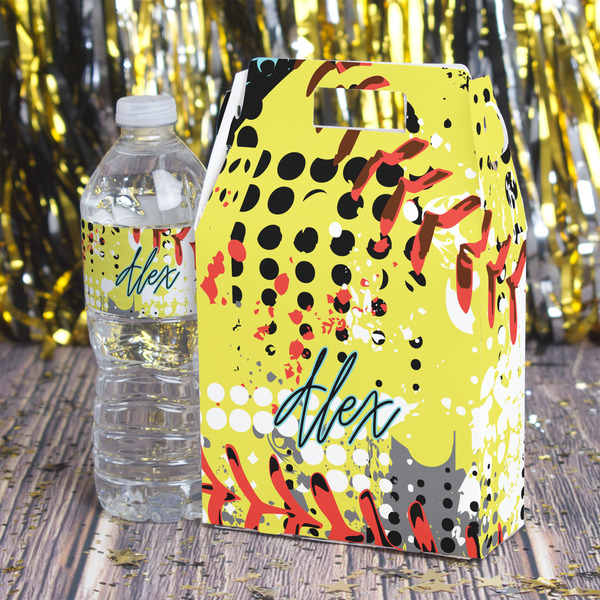 Softball Gable Favor Box - In Context