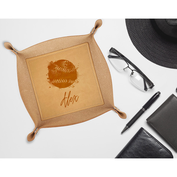 Softball Genuine Leather Valet Trays - LIFESTYLE