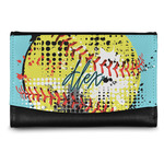 Softball Genuine Leather Women's Wallet - Small (Personalized)