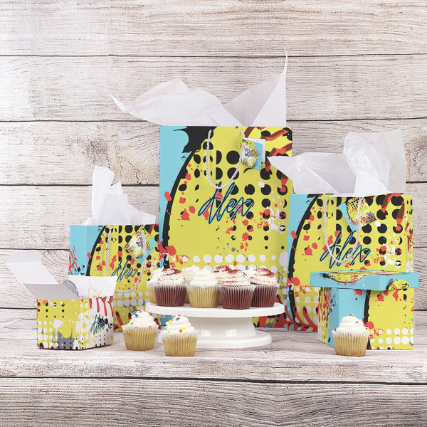 Softball Gift Bags - In Context