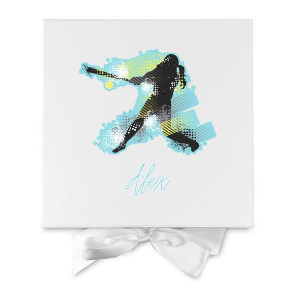 Softball Gift Boxes with Magnetic Lid - White - Approval