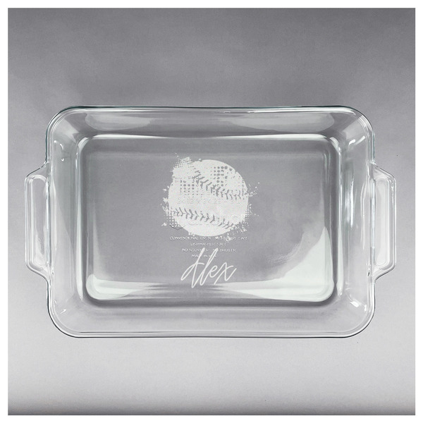 Softball Glass Baking Dish - APPROVAL (13x9)