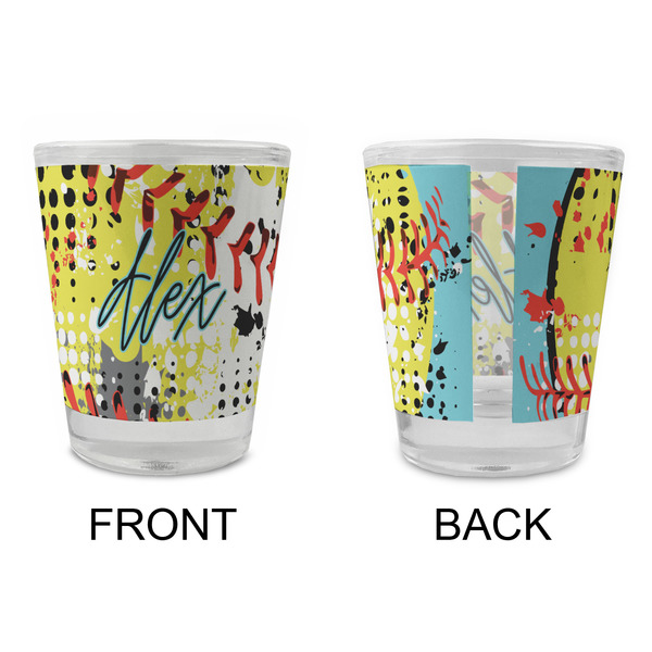 Softball Glass Shot Glass - Standard - APPROVAL