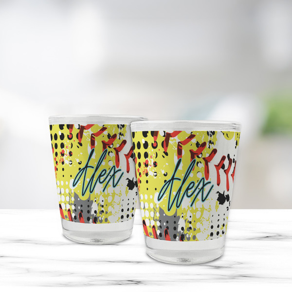 Softball Glass Shot Glass - Standard - LIFESTYLE