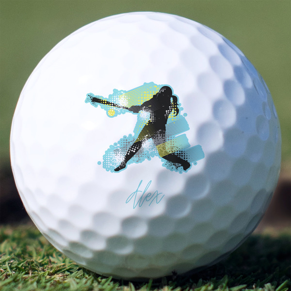 Custom Softball Golf Balls - Titleist Pro V1 - Set of 3 (Personalized)