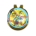 Softball Golf Ball Marker - Hat Clip - Gold