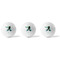 Softball Golf Balls - Titleist - Set of 3 - APPROVAL