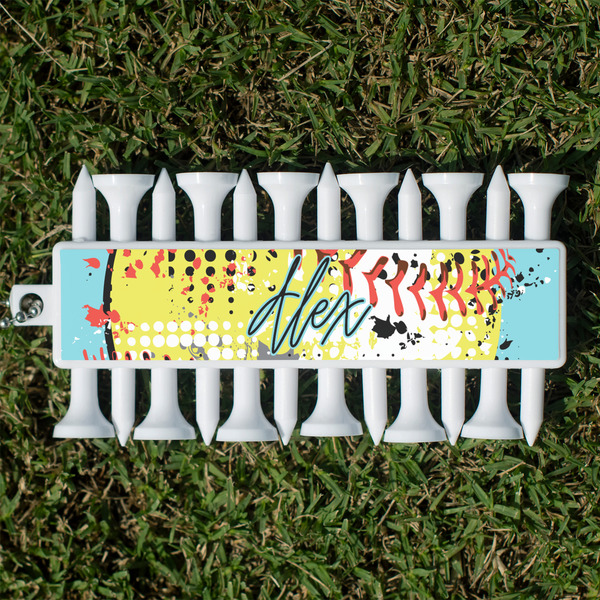 Custom Softball Golf Tees & Ball Markers Set (Personalized)