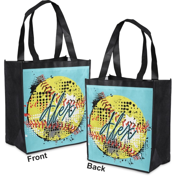 Softball Grocery Bag - Apvl