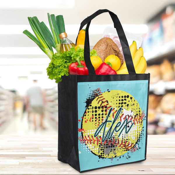 Softball Grocery Bag - LIFESTYLE