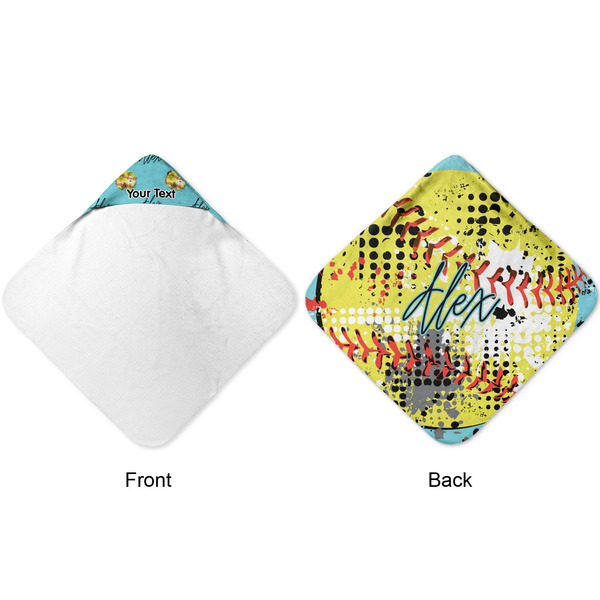 Softball Hooded Baby Towel- Approval