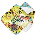 Softball Hooded Baby Towel (Personalized)