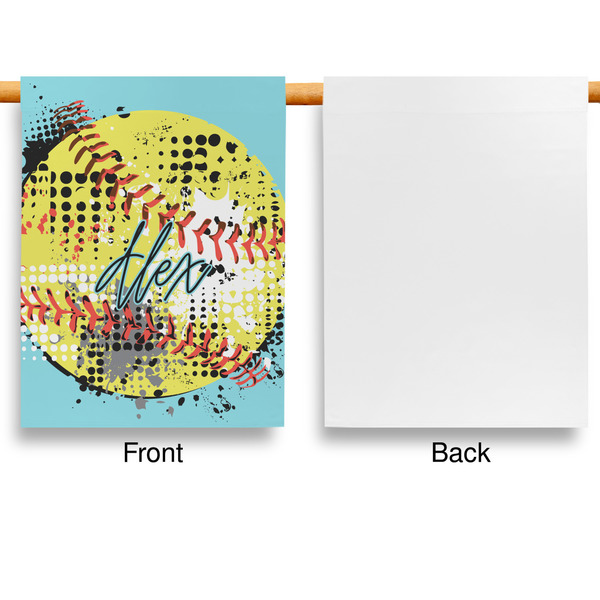 Softball House Flags - Single Sided - APPROVAL