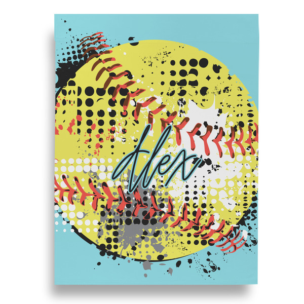 Softball House Flags - Single Sided - FRONT