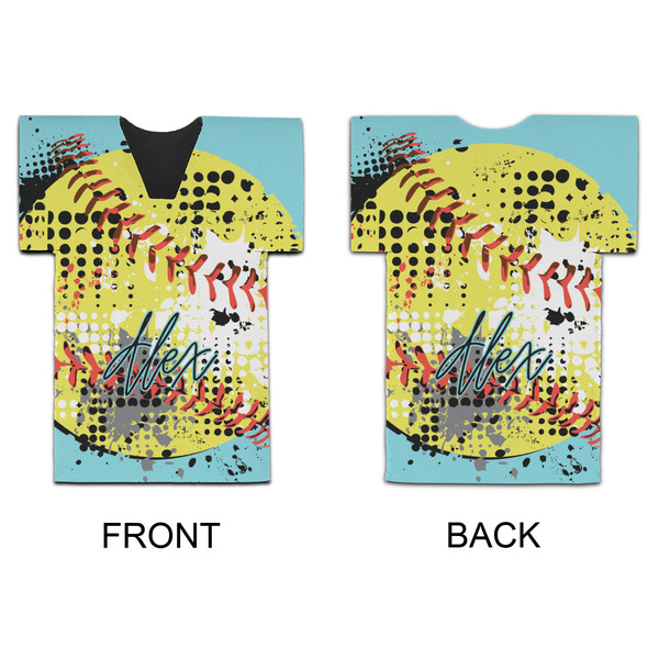 Softball Jersey Bottle Cooler - APPROVAL