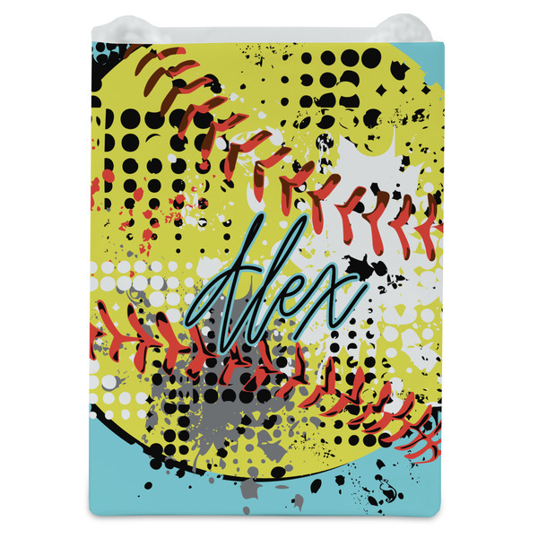 Softball Jewelry Gift Bag - Gloss - Front
