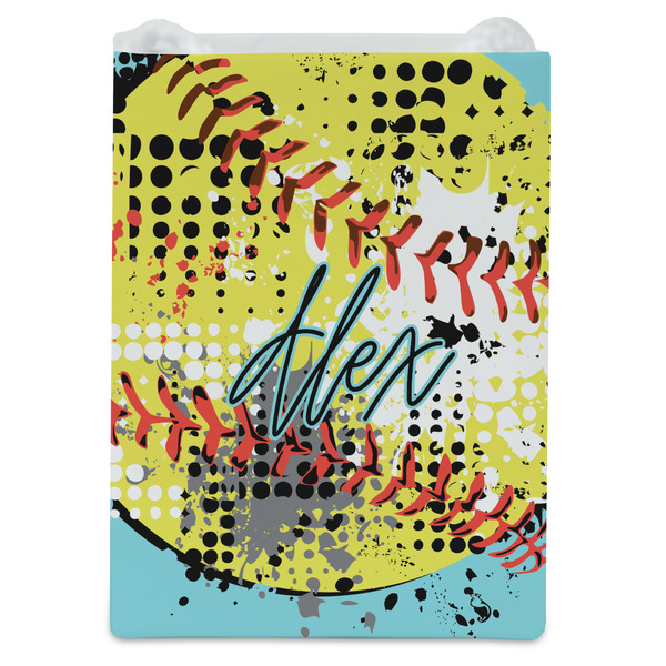Softball Jewelry Gift Bag - Matte - Front