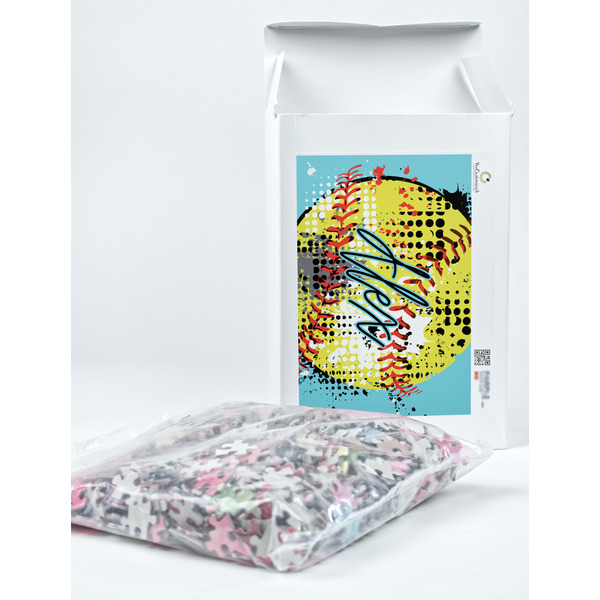 Softball Jigsaw Puzzle 1014 Piece - Box