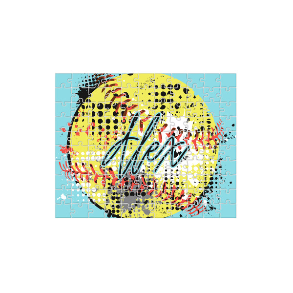 Custom Softball 110 pc Jigsaw Puzzle (Personalized)