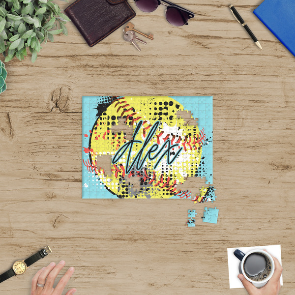 Softball Jigsaw Puzzle 252 Piece - In Context