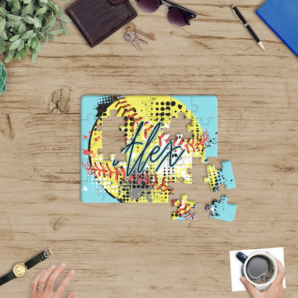 Softball Jigsaw Puzzle 30 Piece - In Context