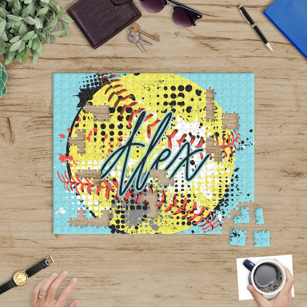 Softball Jigsaw Puzzle 500 Piece - In Context