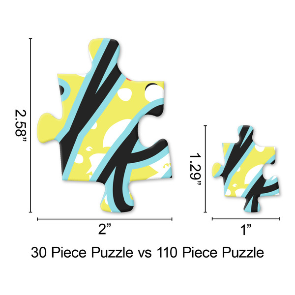 Softball Jigsaw Puzzle - Piece Comparison