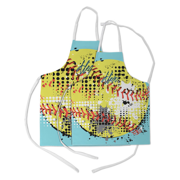 Softball Kid's Aprons - Parent - Main