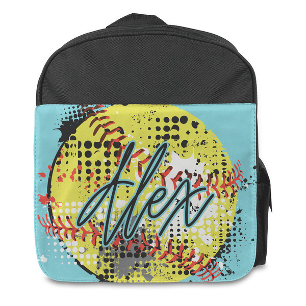 Softball Kids Backpack - Front