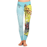 Softball Ladies Leggings - 2X-Large (Personalized)