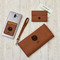 Softball Leather Phone Wallet, Ladies Wallet & Business Card Case